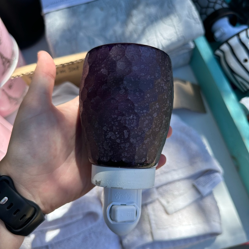 Purple wax warmer
